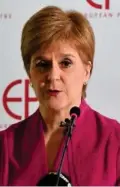  ??  ?? Nicola Sturgeon