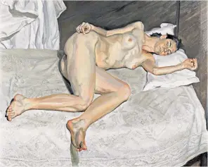  ??  ?? Nude: Freud’s Portrait on a White Cover sold for £22.5 million