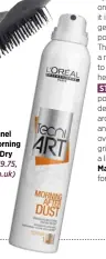  ??  ?? L’oréal Profession­nel Tecni.art Morning After Dust Dry Shampoo (£9.75, allbeauty.co.uk)