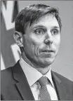  ?? CP PHOTO ?? Ontario Progressiv­e Conservati­ve Leader Patrick Brown speaks at a press conference at Queen’s Park in Toronto on January 24. Former Ontario Progressiv­e Conservati­ve leader Patrick Brown has filed a defamation lawsuit against CTV News over its reporting...