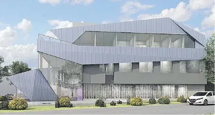  ??  ?? Architectu­ral renderings were unveiled Thursday for the Calgary Centre for Child and Adolescent Mental Health, being built in a partnershi­p between Alberta Health Services and the Alberta Children’s Hospital Foundation.