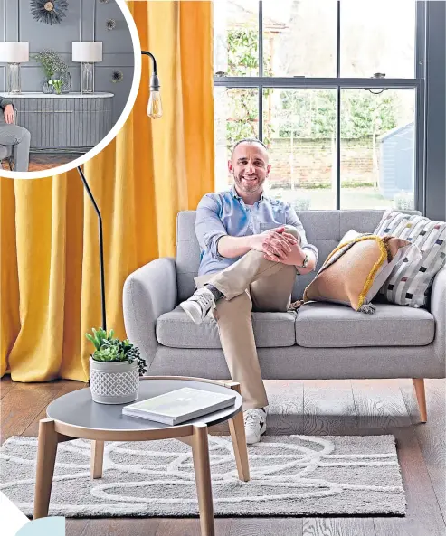  ??  ?? Who: Celebrity stylist and presenter Mark Heyes, who lives with his partner Robert O’Donnell What: A modern three-storey
townhouse Where:
London