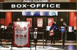  ?? Evan Agostini / Associated Press ?? For one day, Sept. 3, movie tickets will be just $3 in the vast majority of American theaters as part of a newly launched “National Cinema Day” to lure moviegoers during a quiet spell at the box office.