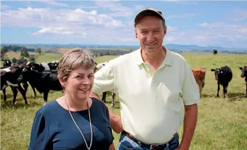  ??  ?? Pukeatua farmers Kathy and Doug Wallace have a consent for land use change under the Healthy Rivers plan change.