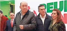  ?? ?? "nosotros tenemos la instrucció­n de la dirigencia nacional de ir a favor de todo aquello que beneficie a los mexicanos", manifestó Rubén moreira, líder del tricolor en San Lázaro, acompañado por el dirigente nacional, Alejando "Alito" moreno