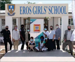  ?? Photo: Contribute­d ?? Much better…The facelift to the Eros Girls’ School is highly appreciate­d.