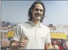  ?? Foto: EFE ?? Cavani (35), el día de su presentaci­ón