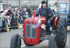  ??  ?? Joe Roche supported the Millstreet St Patrick’s Day Parade.