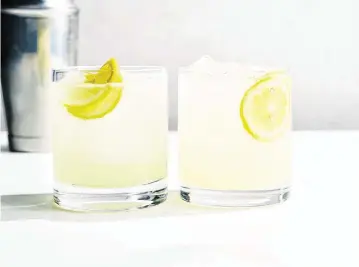  ?? DAVID MALOSH/SIMON ANDREWS NYT ?? Lemon is an easy way to balance cocktails, as in this hard lemonade that’s both reminiscen­t of and far removed from the spiked six packs of yore.