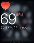  ??  ?? Screenshot - Heart rate monitor.