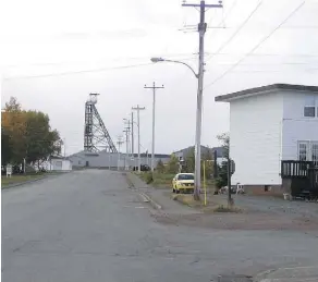  ?? PAULINE DEAN ?? Buchans, N.L., birthplace of Michael Crummey and model for his fictional mining town of Black Rock.