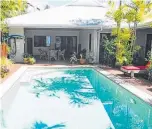  ??  ?? Address/ 8 Conch St, Mission Beach
Features/ Three bedrooms with ensuites and private individual decks, office, inground pool, Balinese-inspired outdoor entertaini­ng area, beach access walkway and proximity to Dunk and Bedarra islands, cafes,...