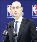  ?? TAKASHI AOYAMA/GETTY ?? NBA commission­er Adam Silver could help bring the league to Orlando to resume play.