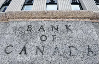  ?? CP PHOTO ?? The Bank of Canada building is pictured in Ottawa.