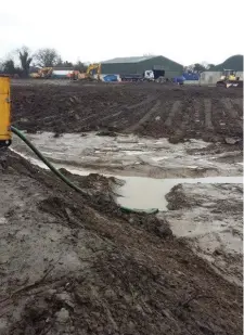  ??  ?? The site at Timoole near Duleek where 61,000 tonnes of waste material had to be removed.