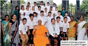  ?? ?? Student exchange program beetween Sri Lanka & Japan