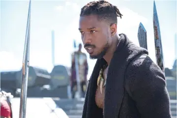  ?? — Marvel Studios ?? Jordan stars as ‘Black Panther’ villain Erik Killmonger.