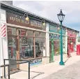  ??  ?? A parade of shops, including a barber’s and greengroce­r’s, from the Fifties has been built by a care home to give residents with dementia a sense of wellbeing