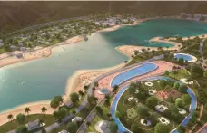  ?? Photos: Nakheel; Dubai Media Office; Department of Culture and Tourism – Abu Dhabi ?? Clockwise from top, Palm Jebel Ali, a Dubai megaprojec­t that will be twice the size of The Palm Jumeirah; Hatta redevelopm­ent plan; a rendering of the Natural History Museum in Abu Dhabi