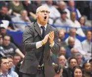  ?? Jessica Hill / Associated Press ?? UConn men’s basketball coach Dan Hurley is excited about the Huskies return to the Big East this season.