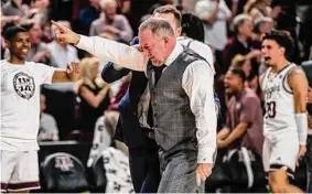  ?? Meredith Seaver/Associated Press ?? Buzz Williams and the Aggies can break A&M’s tournament drought this season, a year after being one of the last teams left out of the NCAA’s final field of 68.