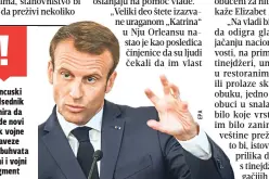  ??  ?? Francuski predsednik planira da uvede novi oblik vojne obaveze koji obuhvata civilni i vojni segment