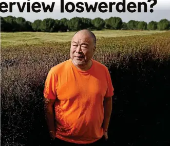  ?? REUTERS ?? Der chinesisch­e Künstler Ai Weiwei gilt in seiner Heimat als Dissident.