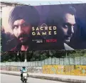  ??  ?? Sacred Games has run into trouble with the studio that produced it disbanding this month after sexual harassment allegation­s against one of its partners