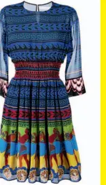  ??  ?? MARY KATRANTZOU­拼接连衣裙