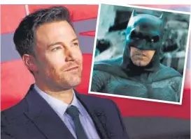  ?? PHOTO: LUKE MACGREGOR/REUTERS ?? Ben Affleck, who plays the caped crusader in the upcoming Justice League movie, says Batman will be more ‘heroic’ in it