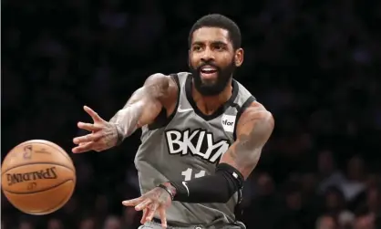  ?? Photograph: Kathy Willens/AP ?? The NBA fined Kyrie Irving $50,000 on Friday for violating its health and safety protocols, and said the Brooklyn Nets point guard could return to team activities Saturday.