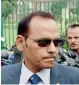  ?? — PTI ?? Lt Col. Karamveer Singh, father of Major Adithya Kumar, leaves Supreme Court after a hearing on Monday.