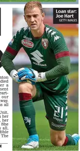  ?? GETTY IMAGES ?? Loan star: Joe Hart