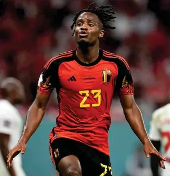  ?? AP ?? Batshuayi, celebrando el gol del triunfo de Bélgica ante Canadá.