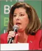  ?? HENRY TAYLOR / HENRY.TAYLOR@AJC.COM ?? Karen Handel currently has about $430,000 left in her campaign coffers.