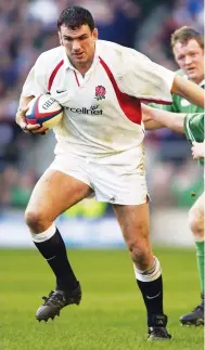  ??  ?? England giant: Martin Johnson in 2002