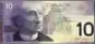  ??  ?? Canada’s $10 bill includes a portrait of former Canadian prime minister Sir John A. Macdonald on the front.