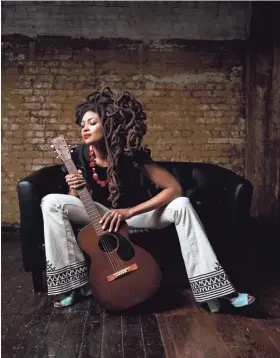  ?? DANNY CLINCH ?? Valerie June returned to Memphis for a homecoming show last Friday.