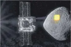  ??  ?? Die Sonde wird den Asteroiden kartieren.