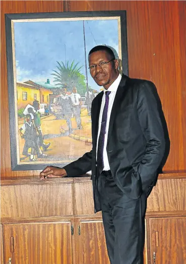  ?? Picture: Willie du Plessis ?? Dan Kgwadi, 51, took over as vice-chancellor of NWU in April 2014.