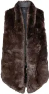  ??  ?? TART COLLECTION­S’ KYA FAUX FUR VEST