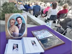  ?? Dan Watson/The Signal ?? Dozens of attendees listen to memories of Pat Allen during her celebratio­n of life event held at the Santa Clarita Valley Boys & Girls Club in Newhall on Saturday.
