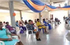  ??  ?? Worshipper­s during a church programme in Port Harcourt