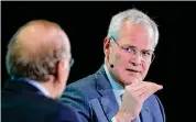  ?? Michael Wyke/Contributo­r ?? Darren Woods, CEO of Exxon Mobil, seeks to guide the acquisitio­n of Pioneer Natural Resources.