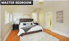  ??  ?? MASTER BEDROOM