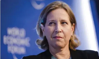  ?? Photograph: Gian Ehrenzelle­r/EPA ?? Susan Wojcicki at the World Economic Forum in Davos, Switzerlan­d, on 24 May 2022.