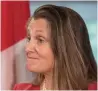  ??  ?? The video was originally released by Liberal candidate Chrystia Freeland.