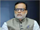  ??  ?? Revenue Secretary Hasmukh Adhia