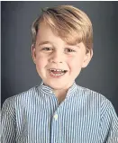  ??  ?? Birthday boy Prince George