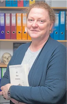  ??  ?? Professor Dame Sue Black looks at mortality in her new book.